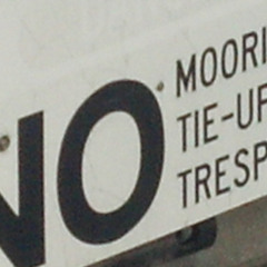 No Mooring