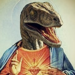 Velociraptor Jesus