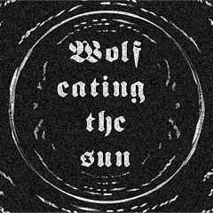 Wolf eating the sun