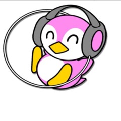Pink penguin