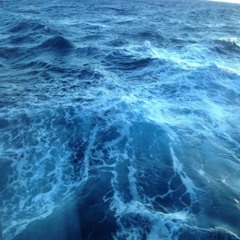 deep blue water