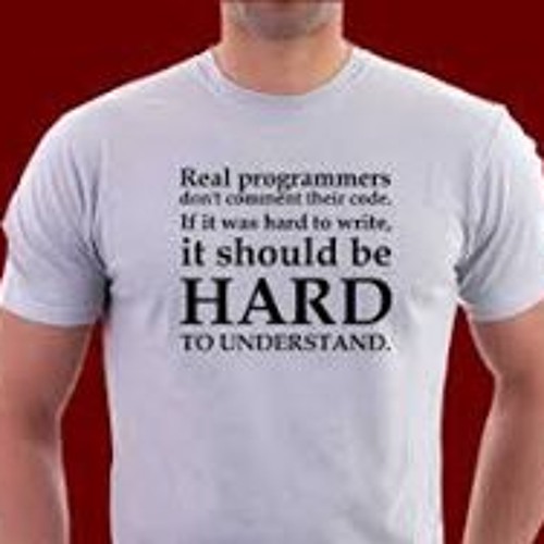Real programming. Real programmer.
