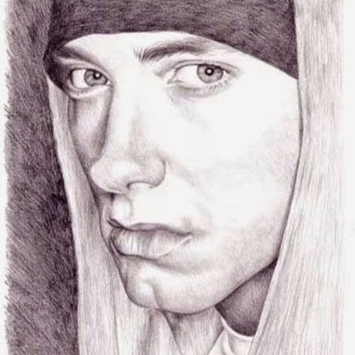 Рисунок eminem карандашом