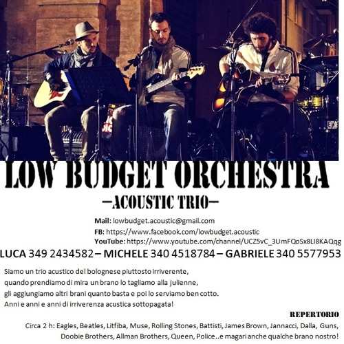 Stream Low Budget Orchestra music Listen to songs, albums, playlists