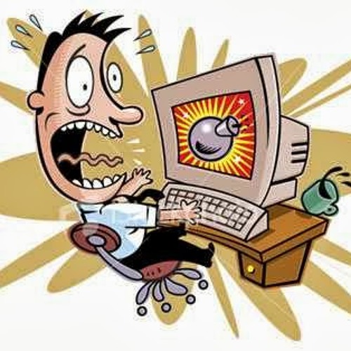 Картинка компьютер злой