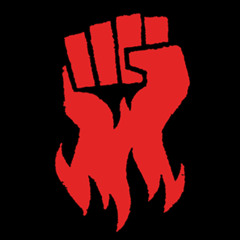 Flamming Fist On Fire