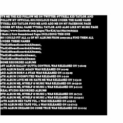 TheKidRealStudioAlbums1