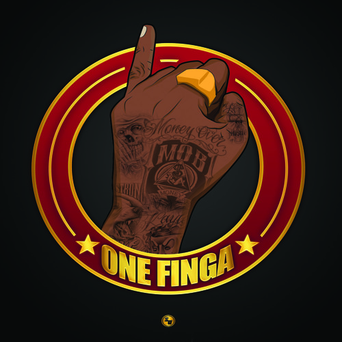 one finga