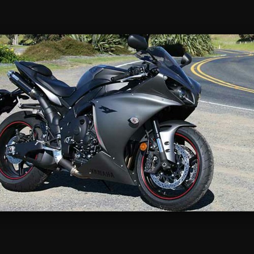Yamaha r1 матовый черно красный