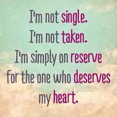 living that single life!