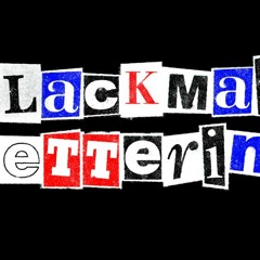 Blackmail Lettering