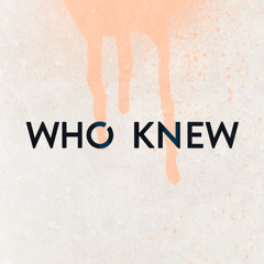 Who Knew (2)