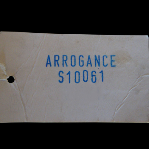 Arrogance Arrogance
