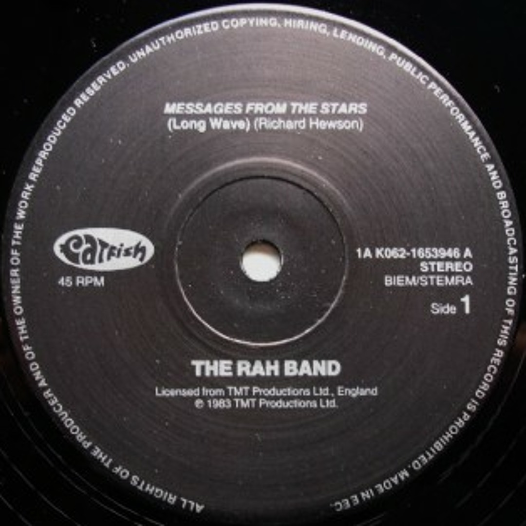 I get messages from the stars speed. The rah band messages from the stars. the rah band. message band.
