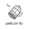 pelican fly
