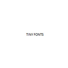 Tiny Fonts