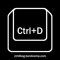 Ctrl+D
