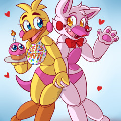 mangle and toy chica