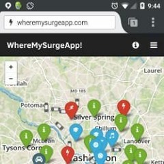 WhereMySurgeApp!