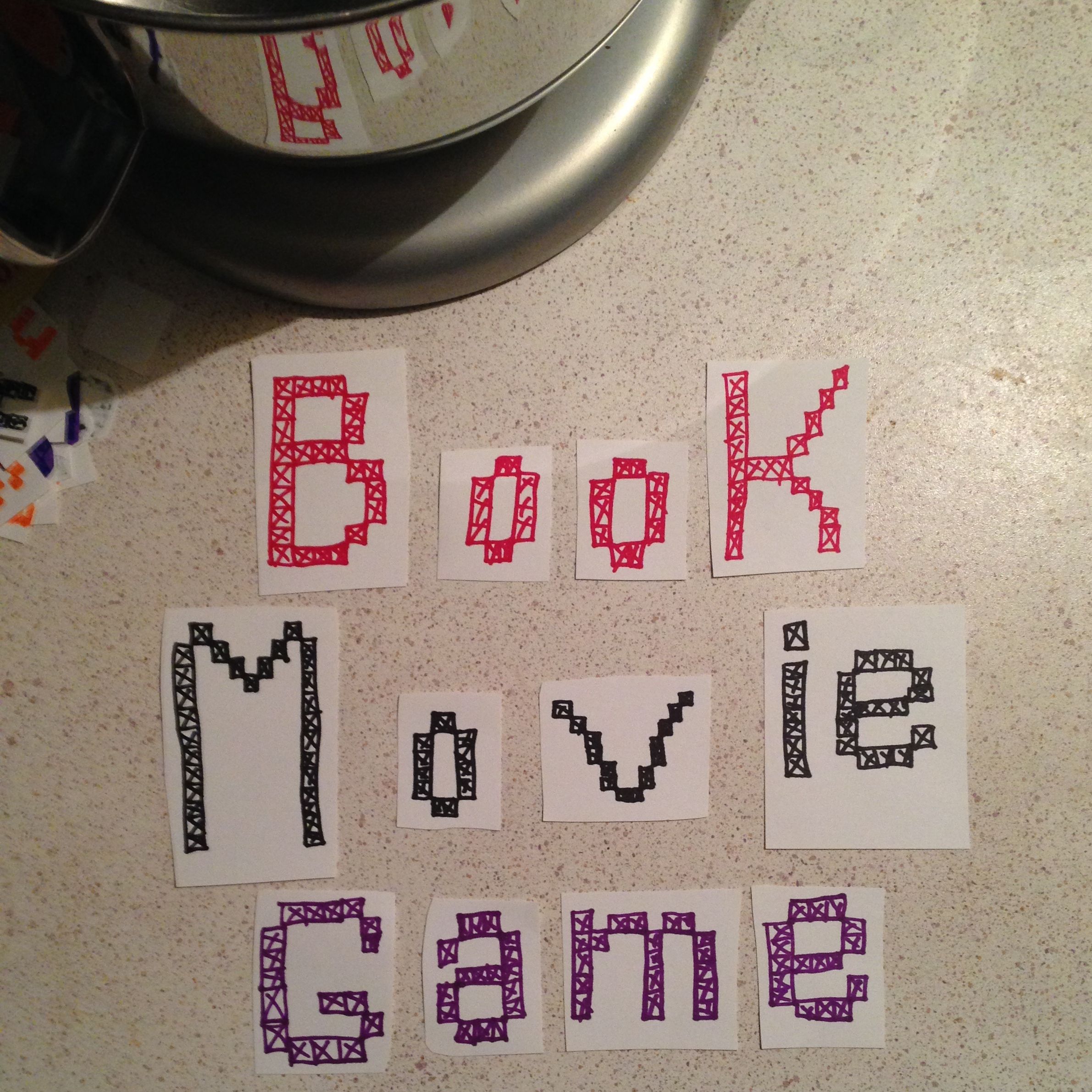 Book Movie Game