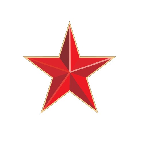 Красные звезды картинки для вырезания