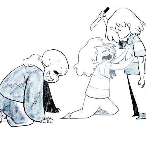 Flowey talk in grillbys if do genocide run-au