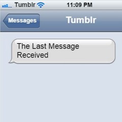 The Last Message Received