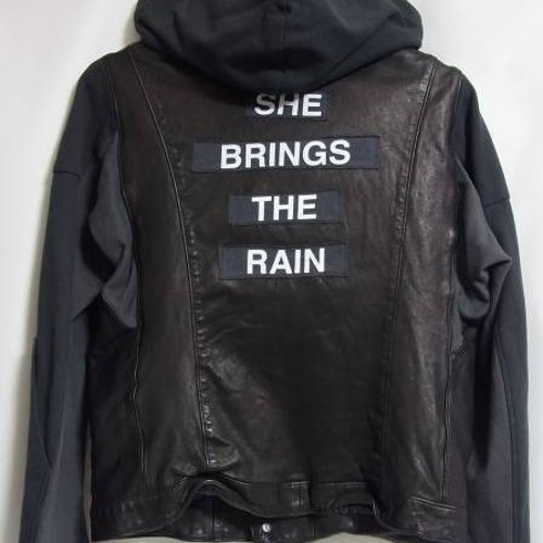 She brings the shop rain jacket