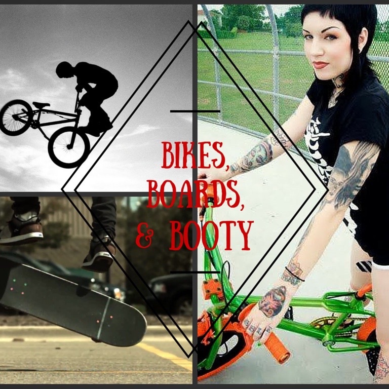 Bikes, Boards & Booty podcast artwork