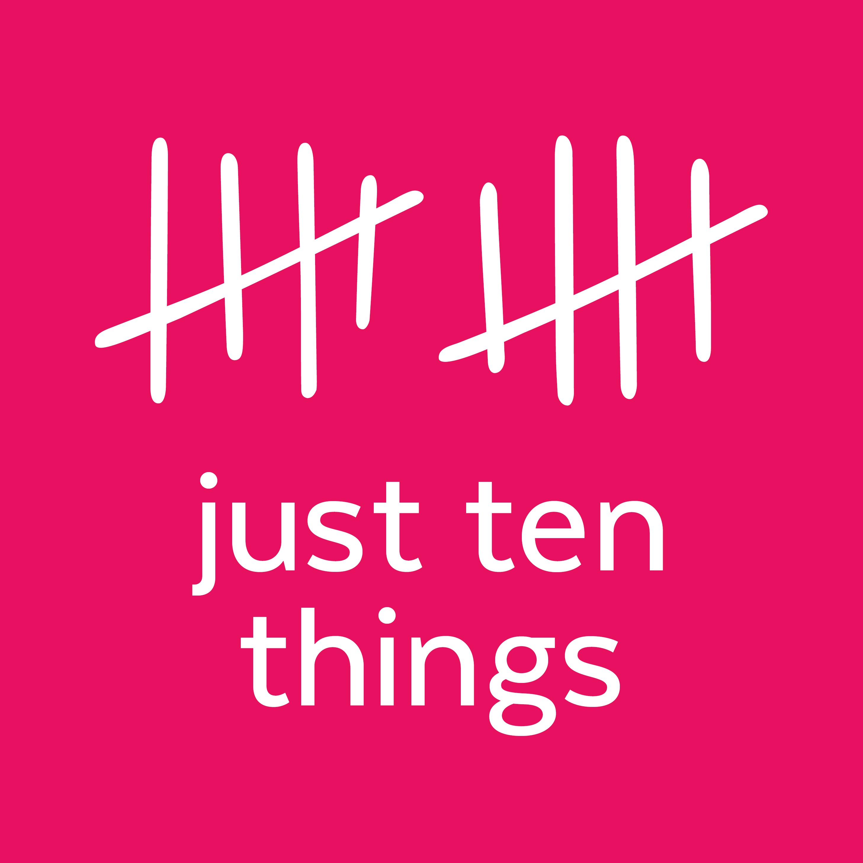 Just Ten Things podcast artwork