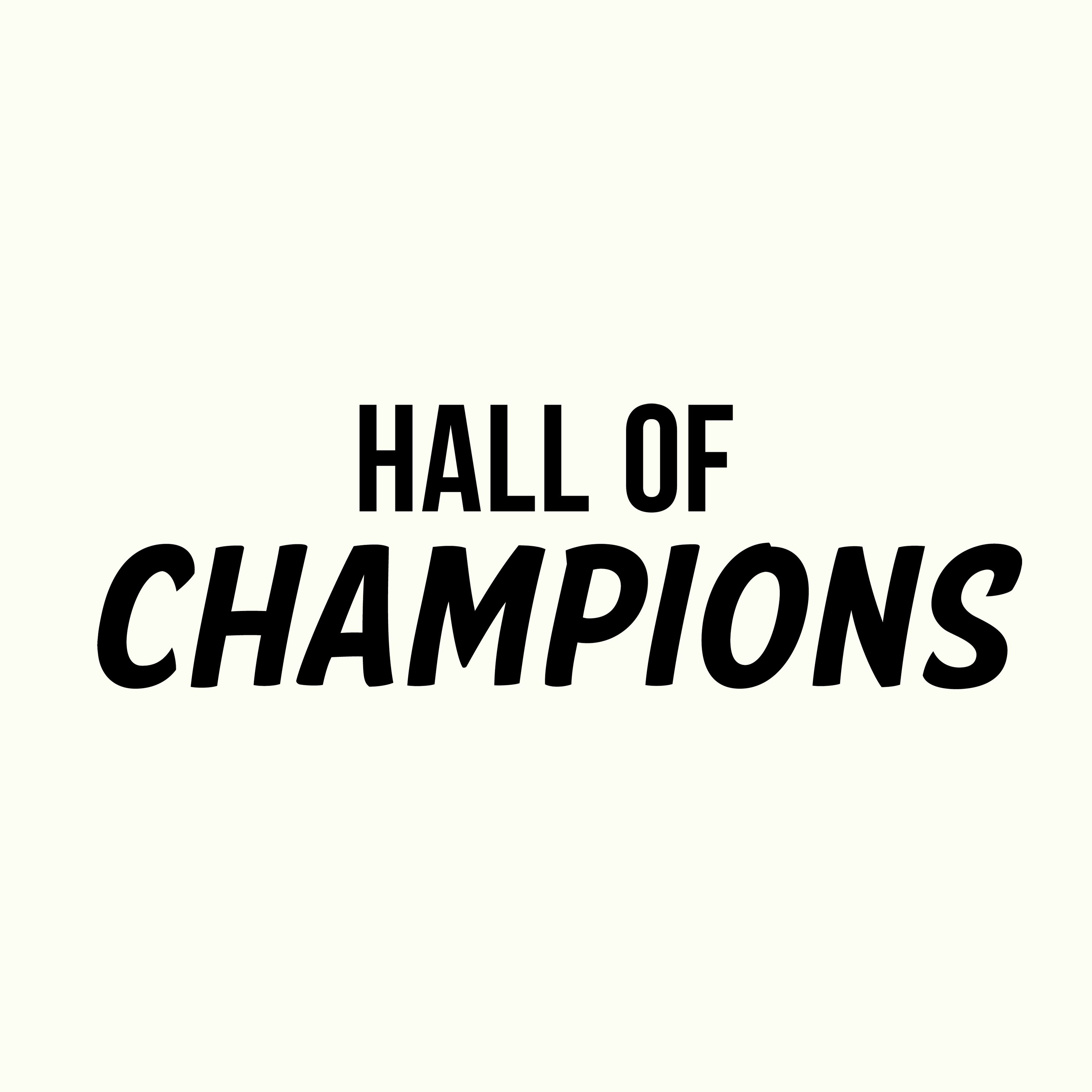 Hall of Champions!