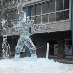 Abstract Ice Sculpture