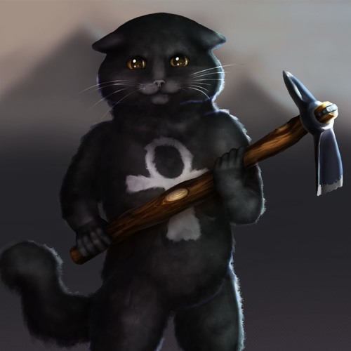 Кот с топором мем