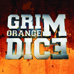 Grim Orange Dice