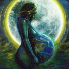 Wondering Green Woman