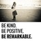 Be Remarkable