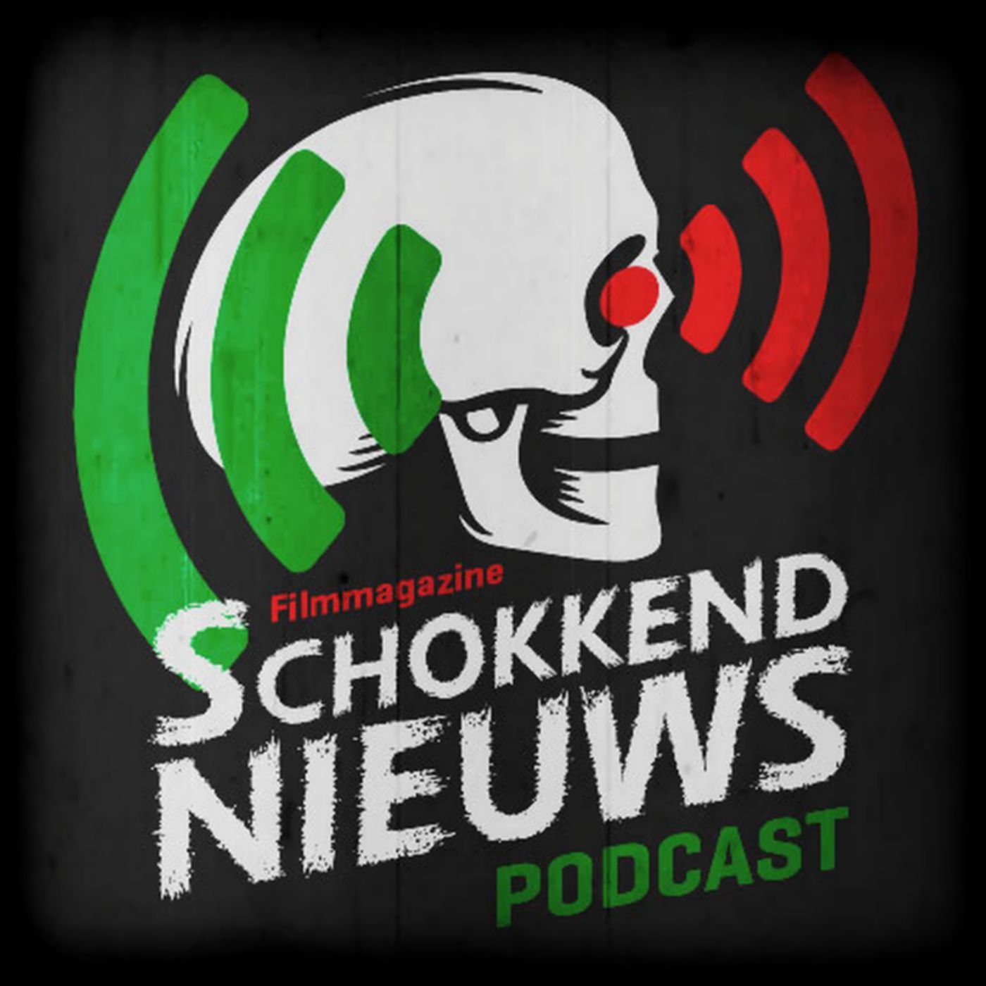 Schokkend Nieuws Podcast logo