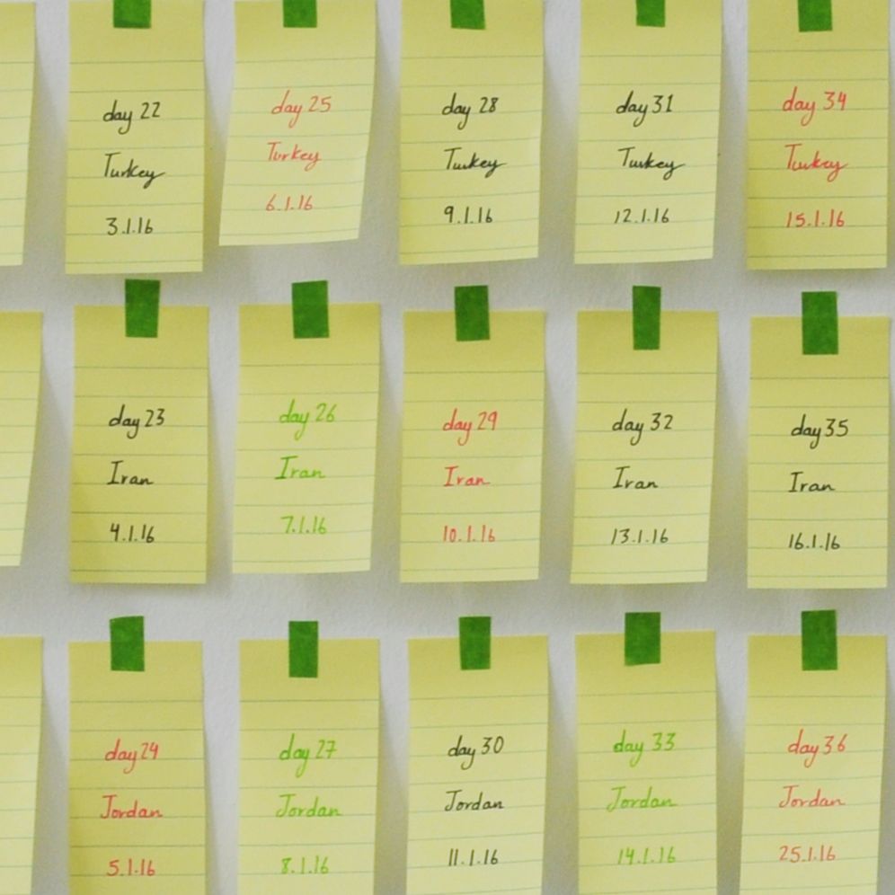 The Artist Hard At Work by Areej Kaoud