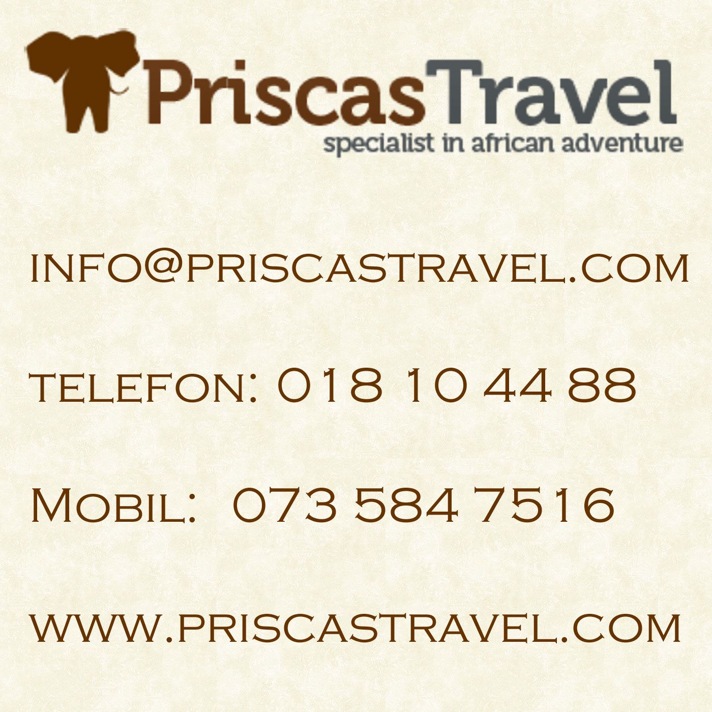 Res med Priscas Travel