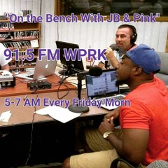 "On the bench with JB & Pink"