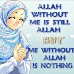 I cannot live without ALLAH(SWT)