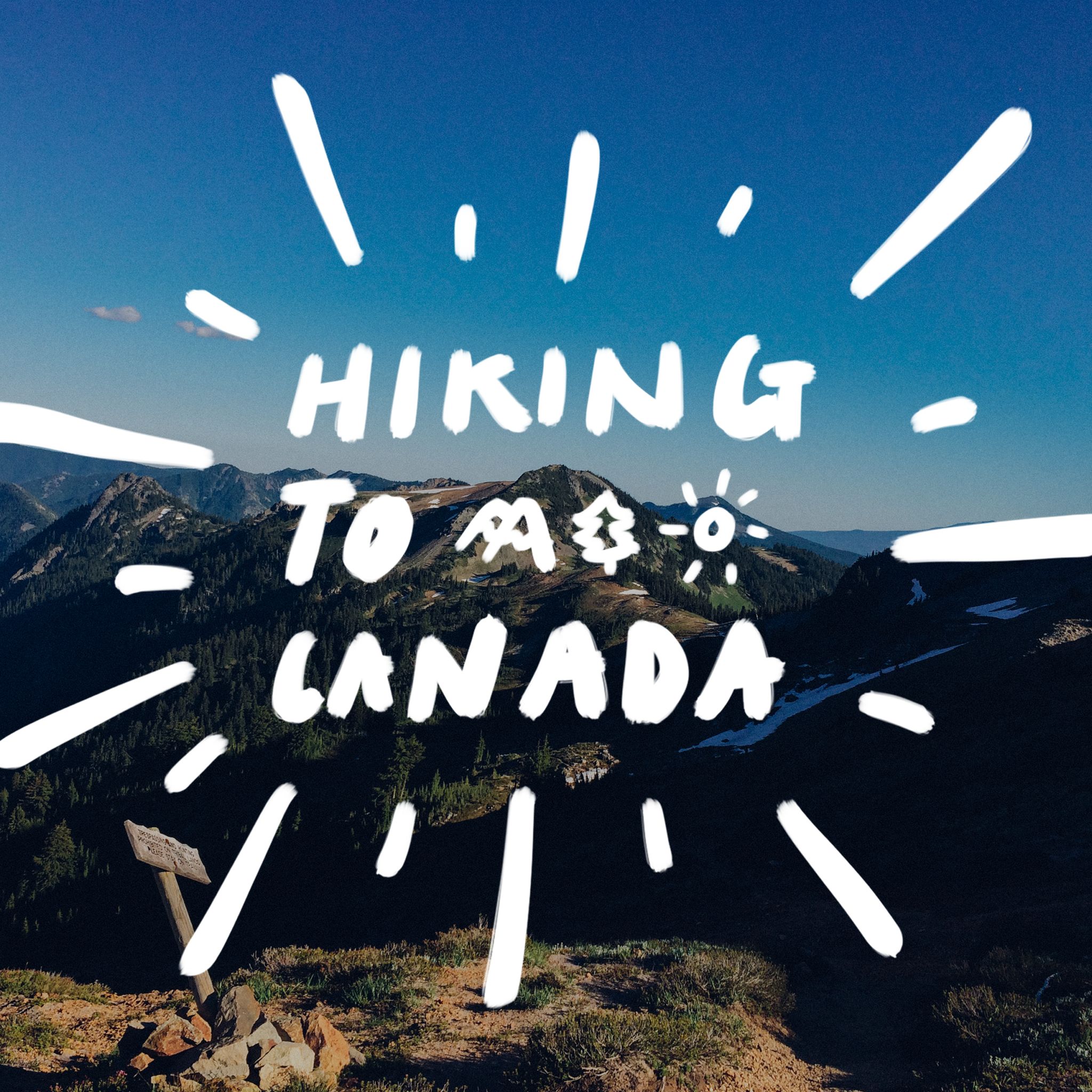 Hiking to Canada