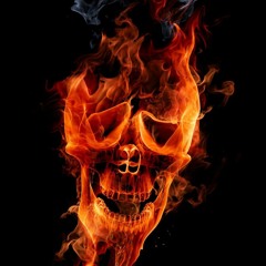 SKULL FIRE MAN