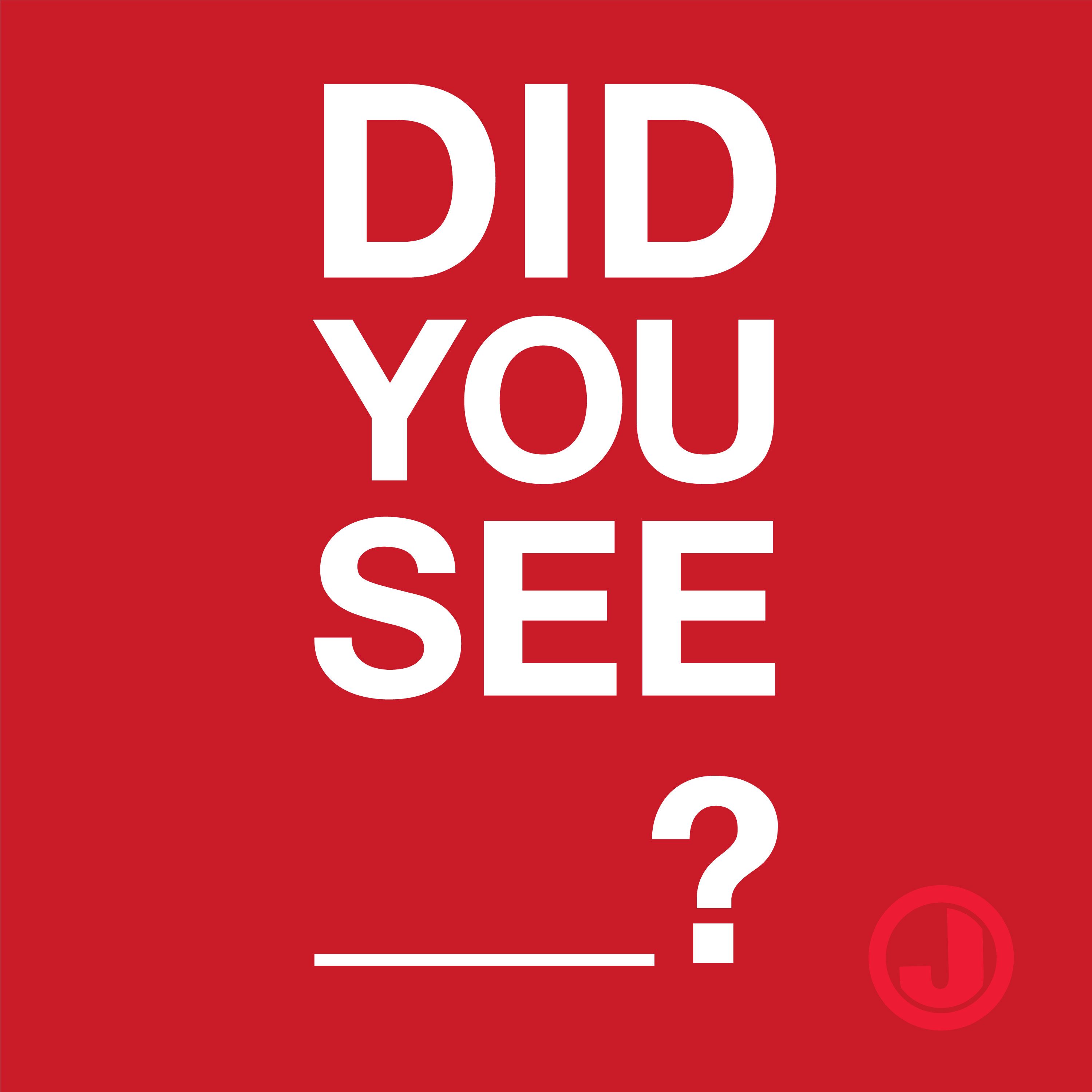 Did You See ______? podcast artwork