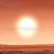 red sun looming