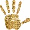 Silver Handprint