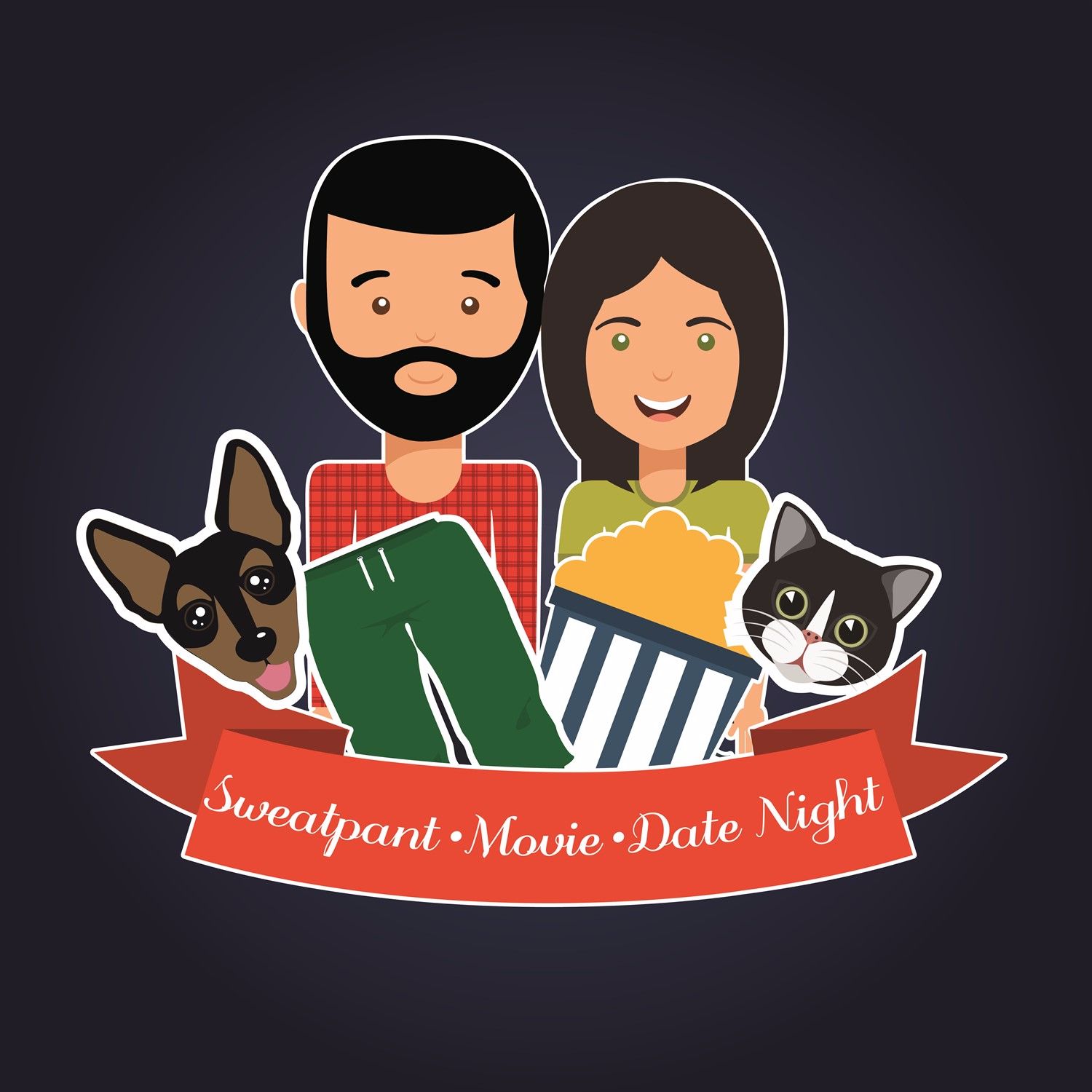 Sweatpant Movie Date Night