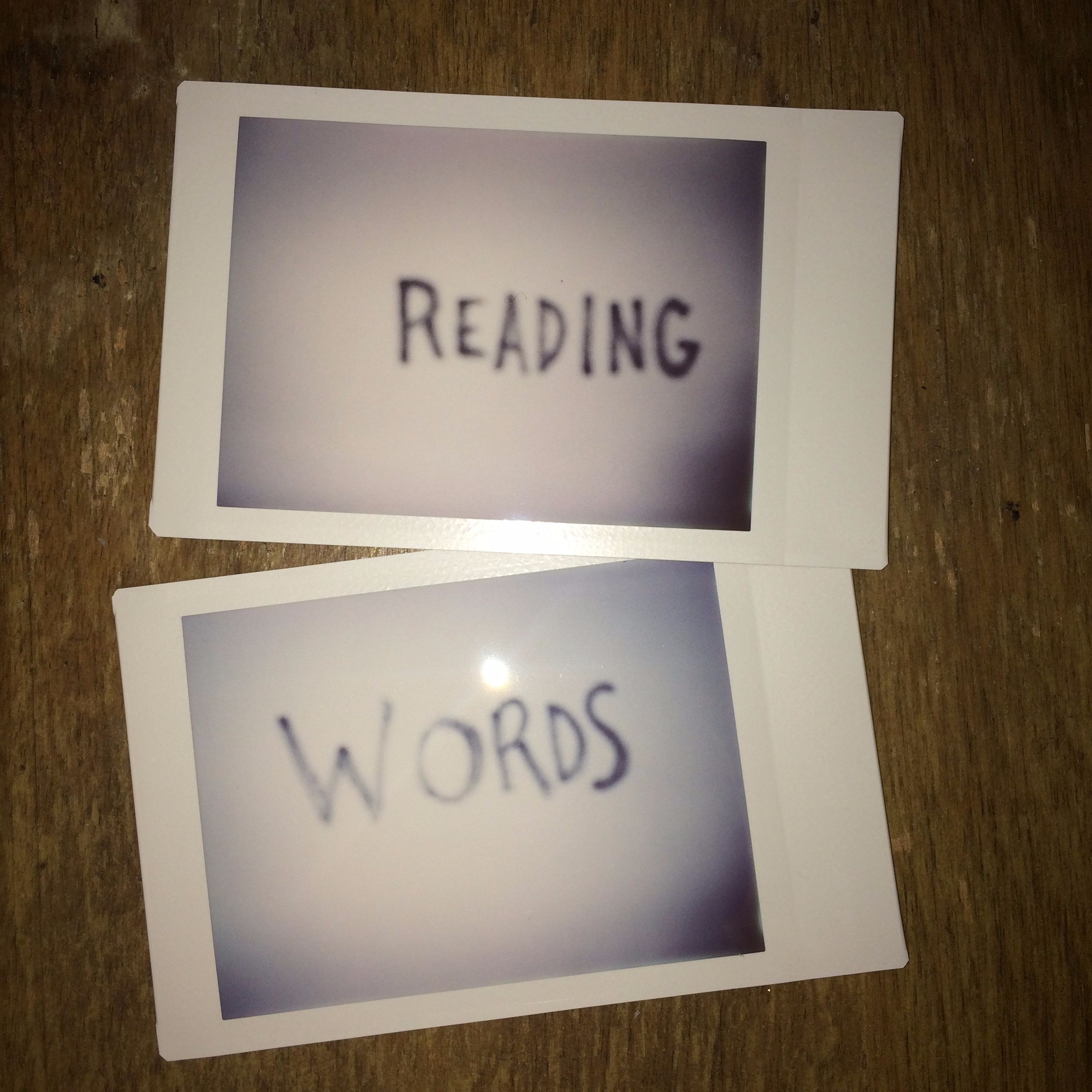 Reading Words