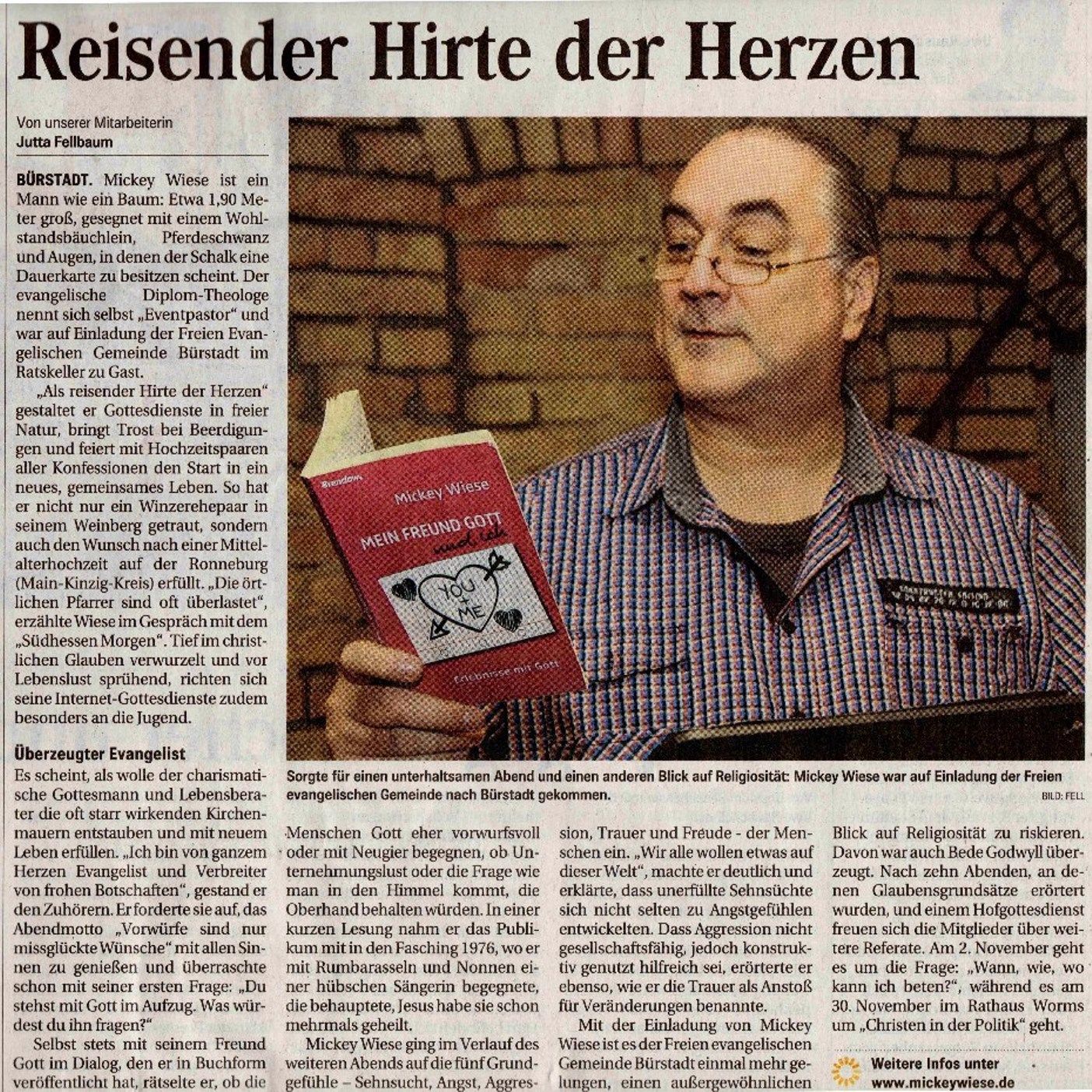 Predigten vom unrasierten Apostel der Liebe