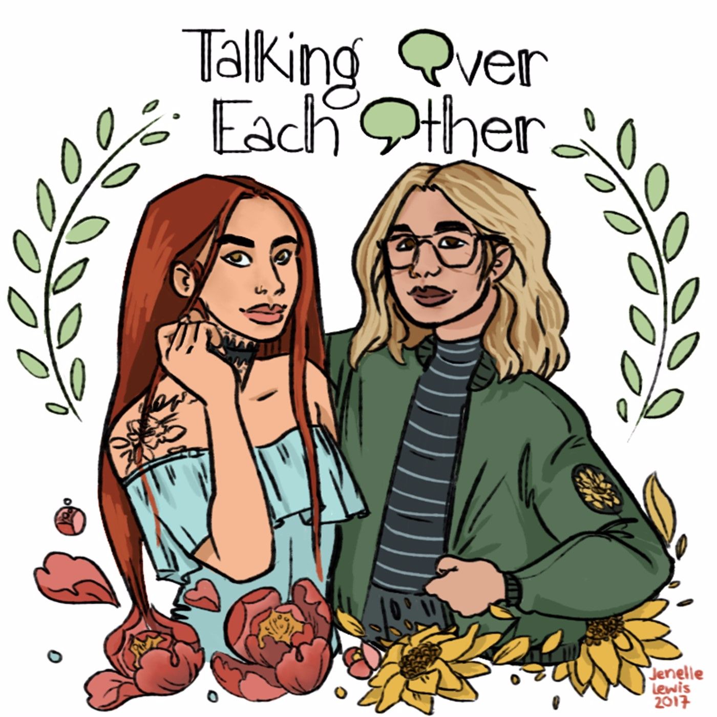 Talking Over Each Other podcast artwork